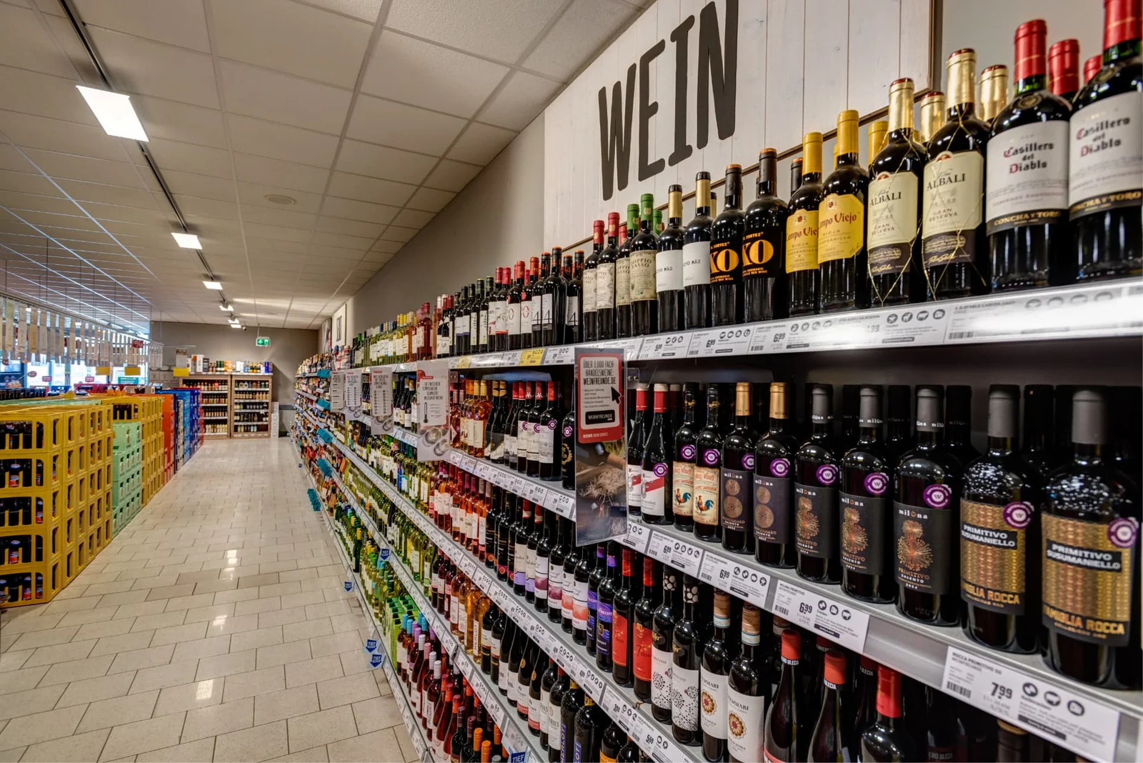 Getränkemarkt von REWE Bechter in Babenhausen