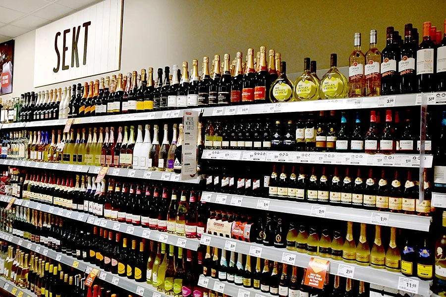 Sekt und Wein
